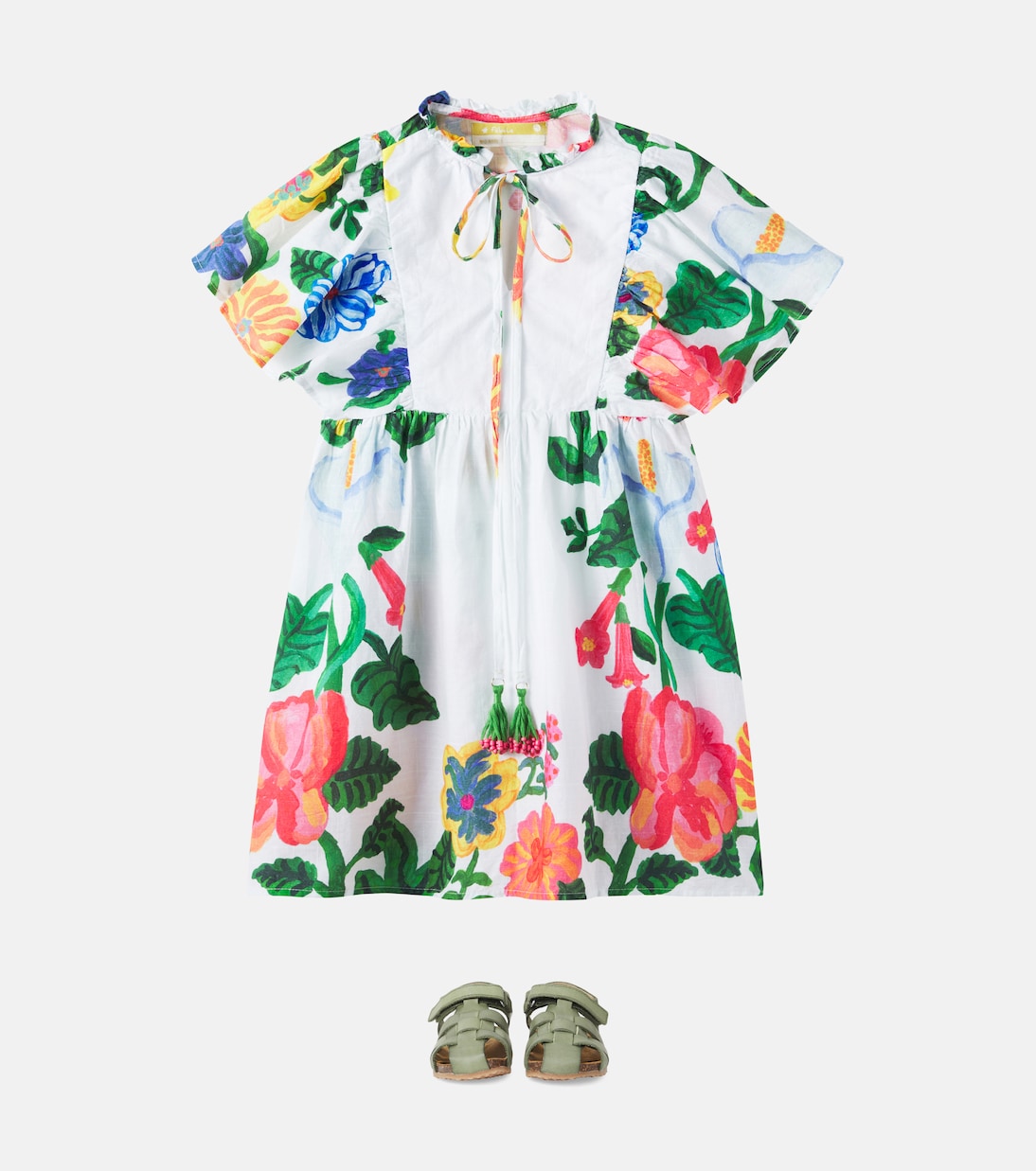 Fábula - Floral cotton dress