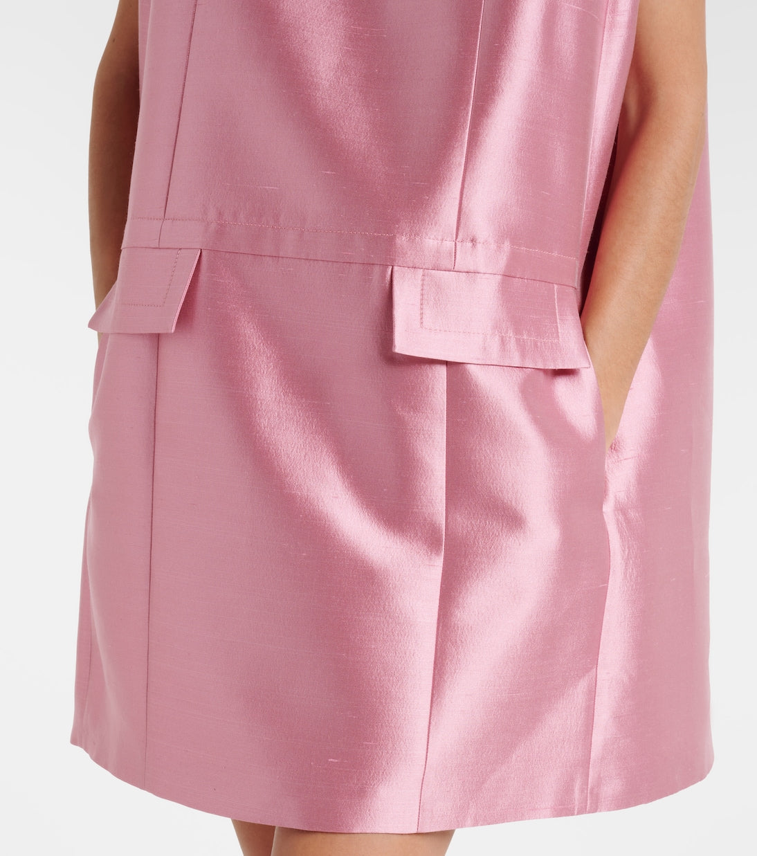 Prada - Embellished wool and silk minidress