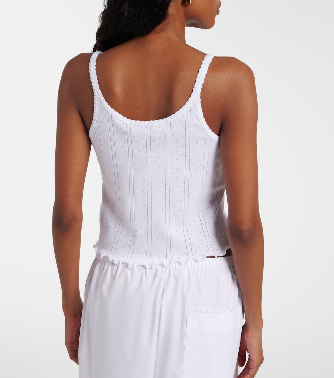 Róhe - Pointelle cotton top