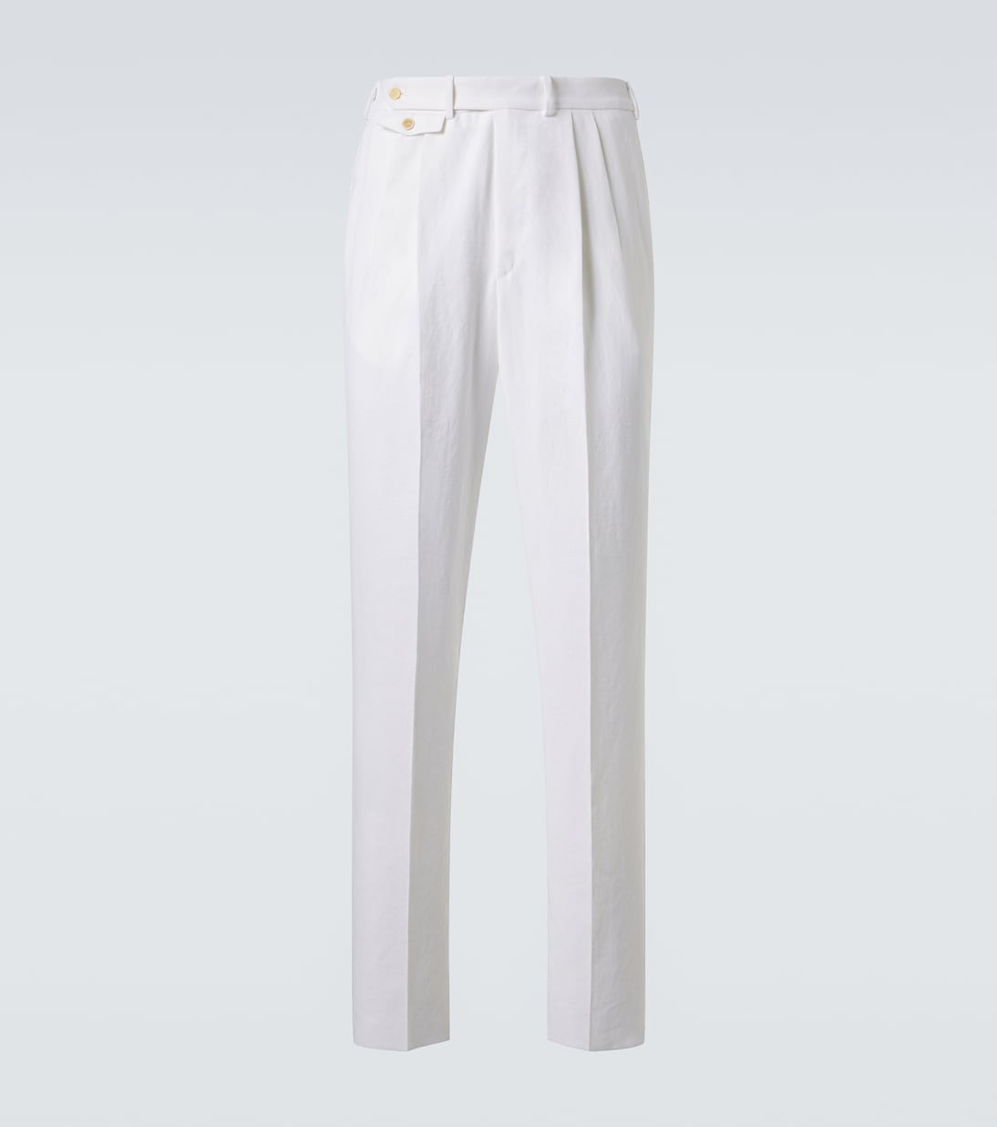 Dunhill - Linen tapered pants