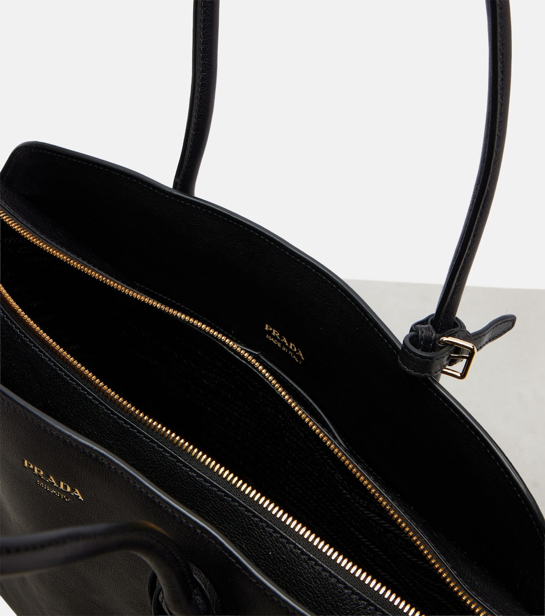 Prada - Large leather tote bag