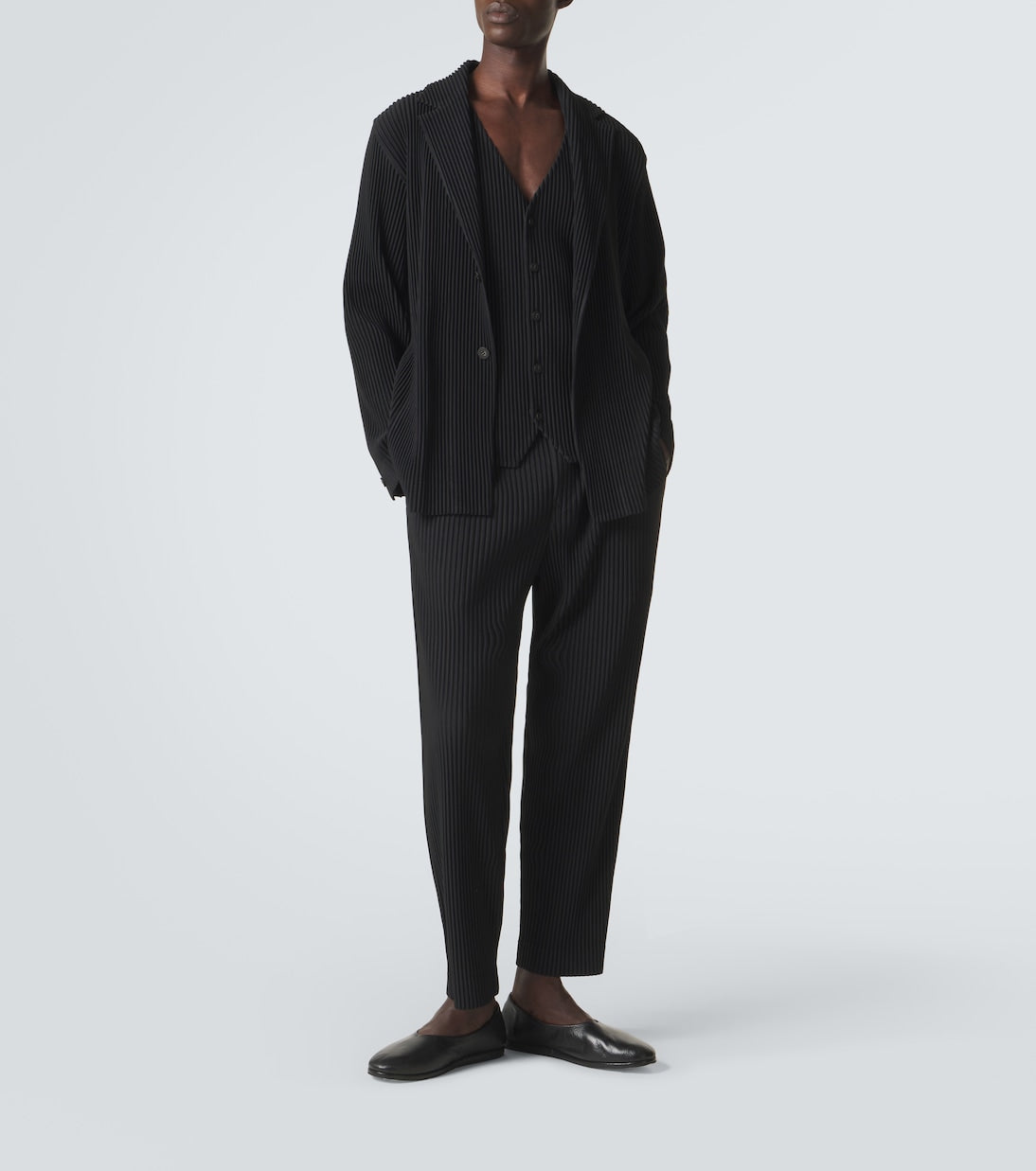 Homme Plissé Issey Miyake - Basics pleated blazer
