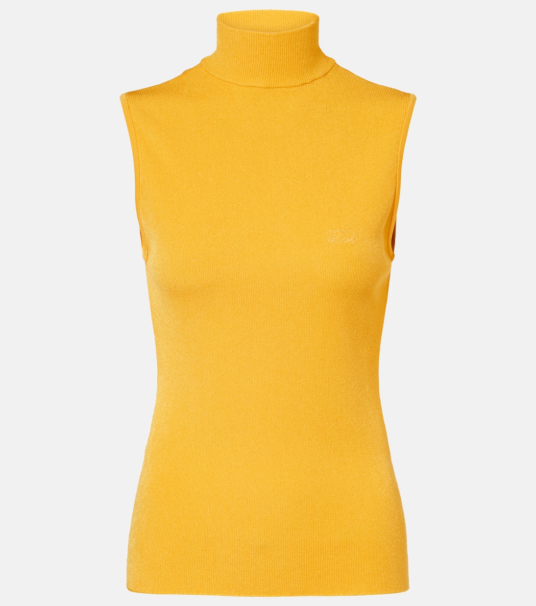 Loewe - Double L ribbed-knit top