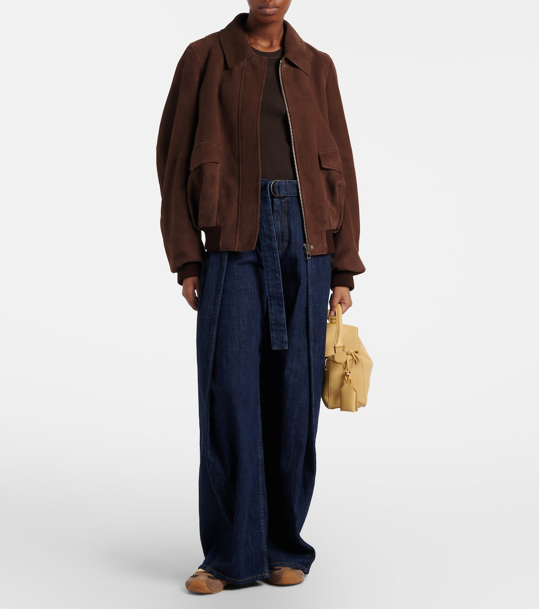 Loewe - Suede blouson jacket