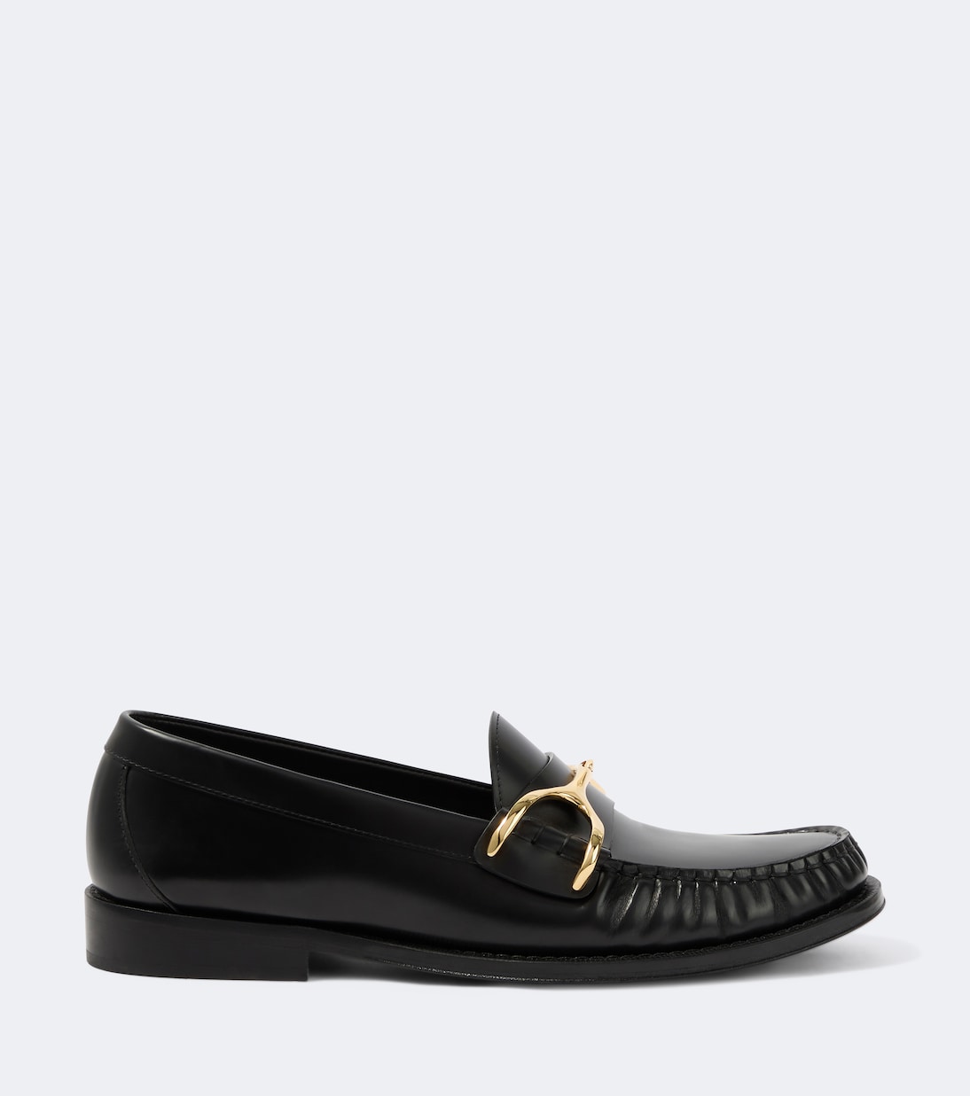McQueen - Wishbone leather loafers