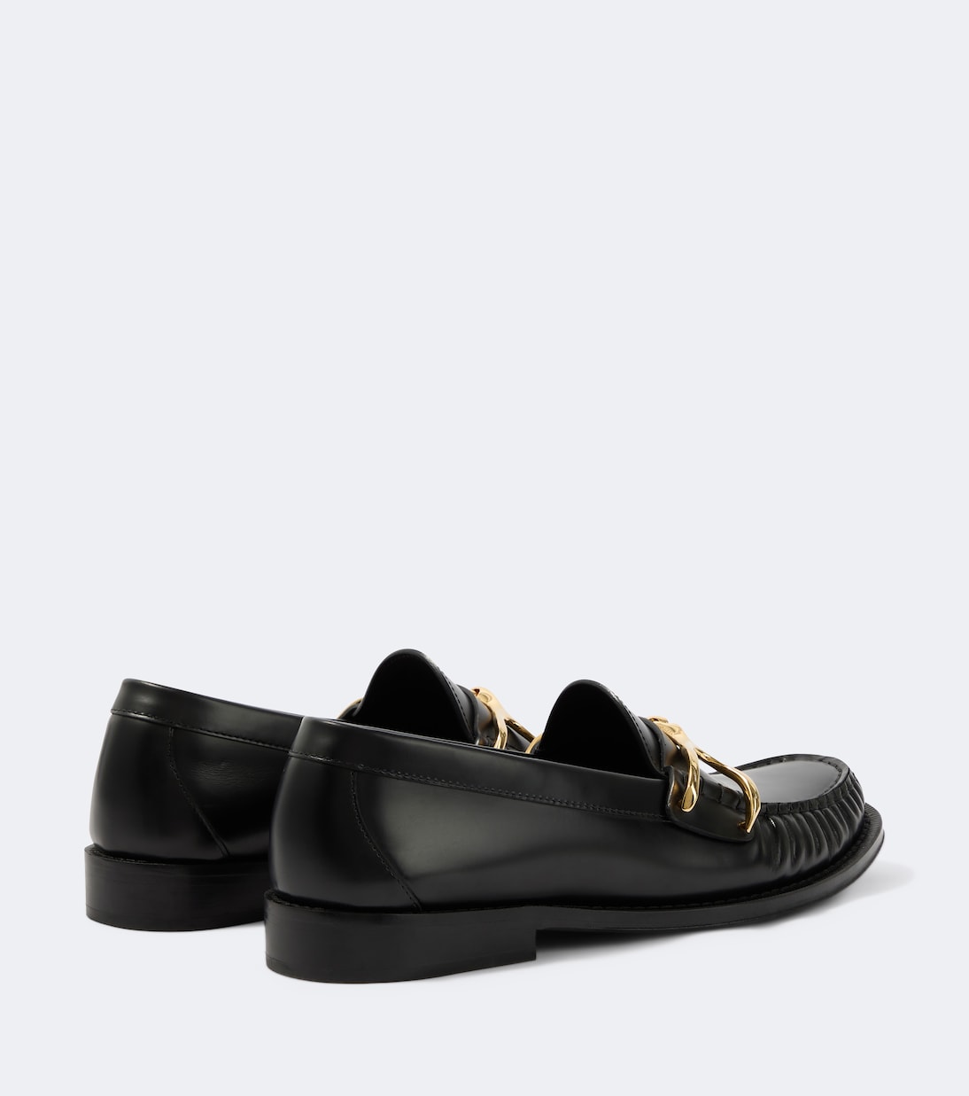 McQueen - Wishbone leather loafers