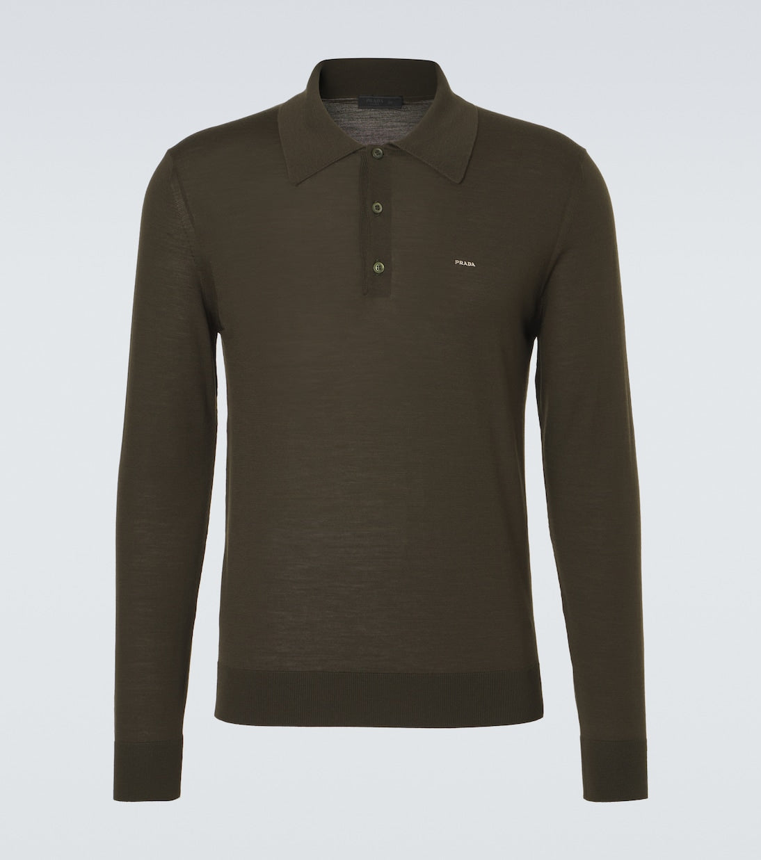 Prada - Virgin wool polo sweater