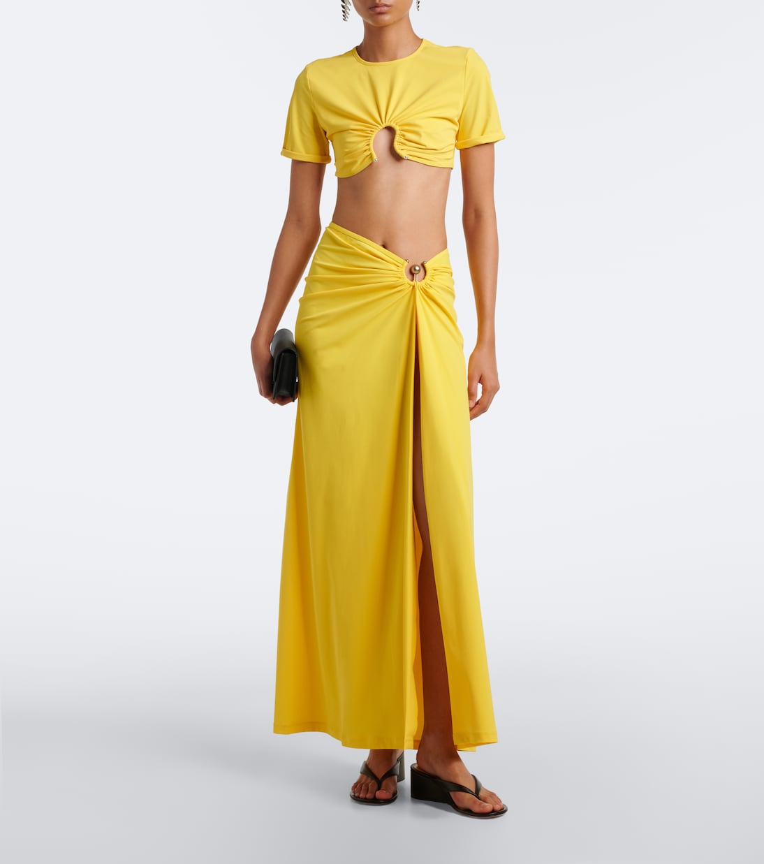 Christopher Esber - Orbit gathered maxi skirt