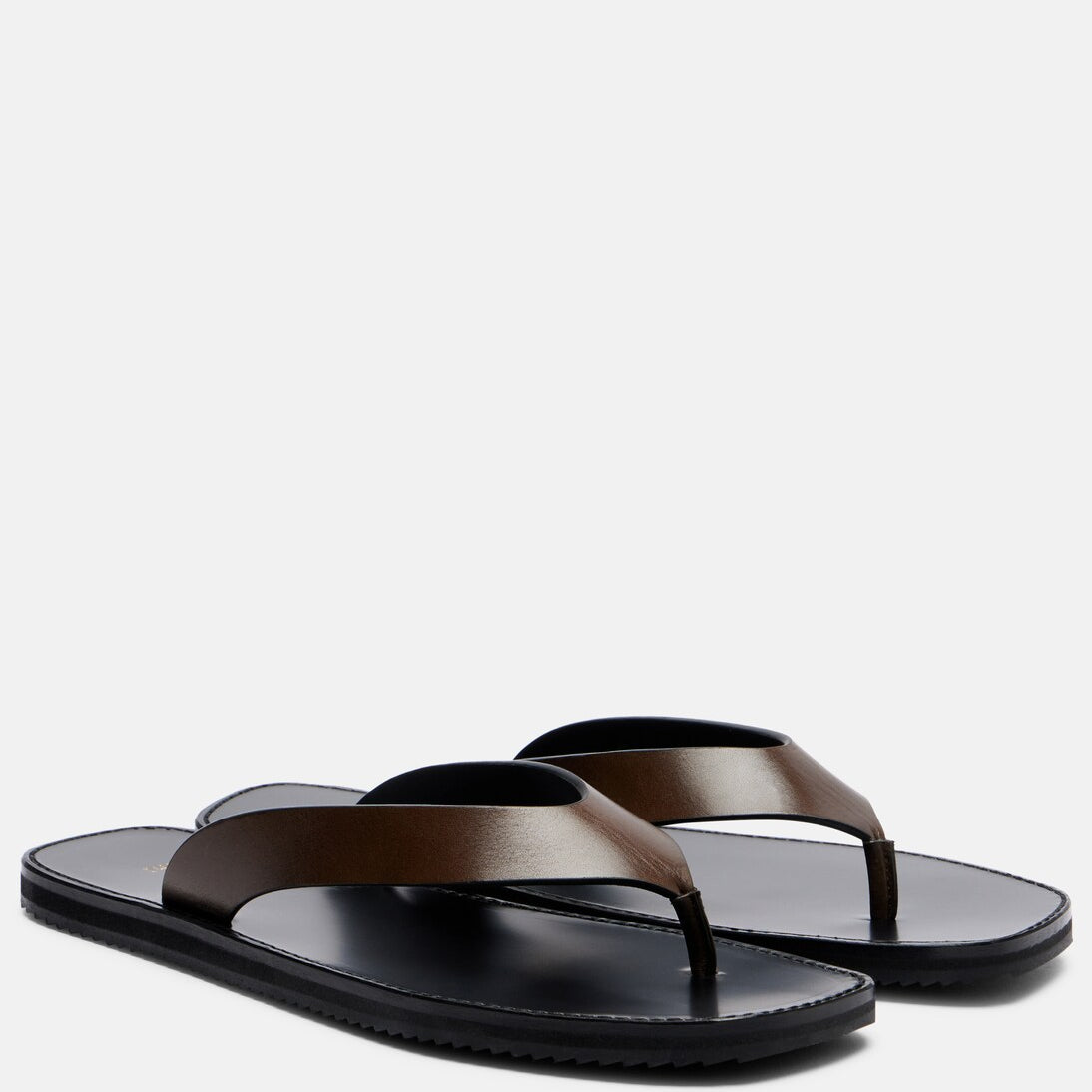 JUDE - Vermelho leather thong sandals