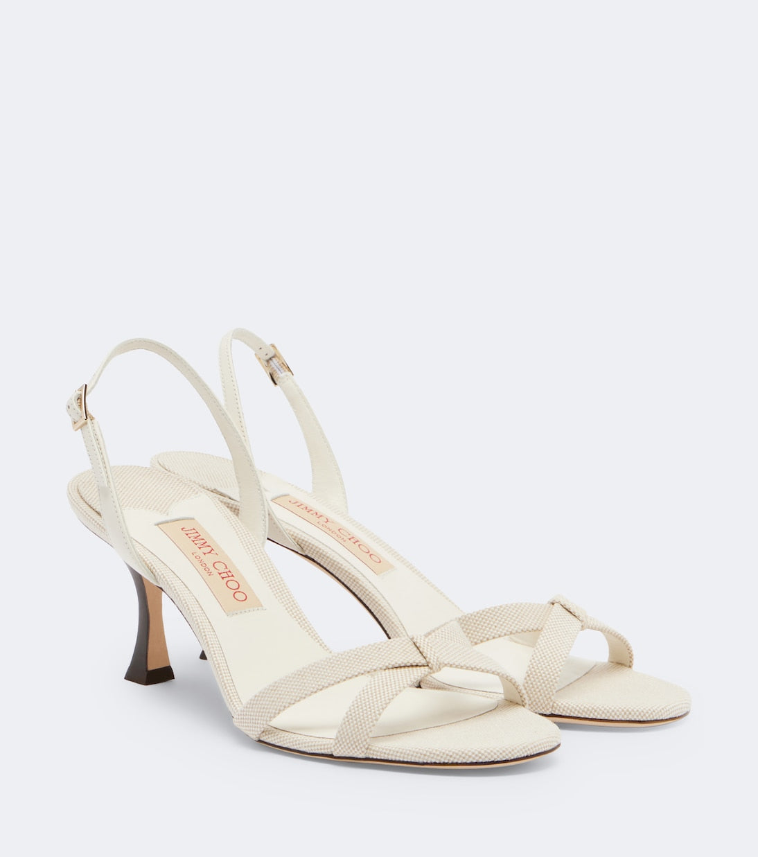 Jimmy Choo - Elsy canvas slingback sandals