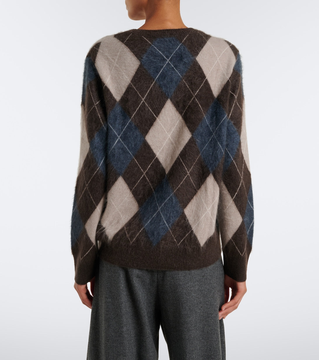 Lisa Yang - Margy argyle cashmere sweater