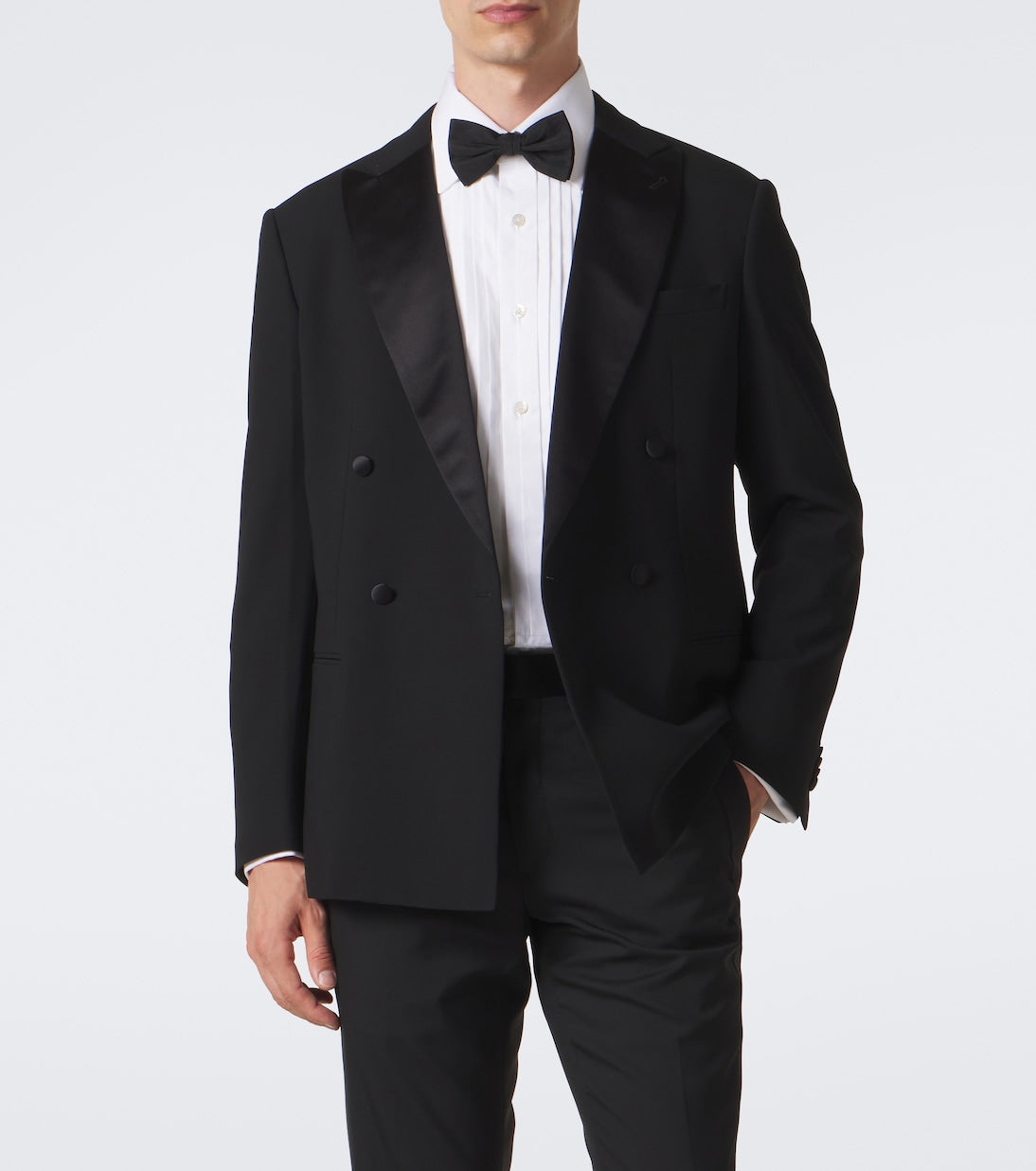 Giorgio Armani - Virgin wool crêpe tuxedo jacket
