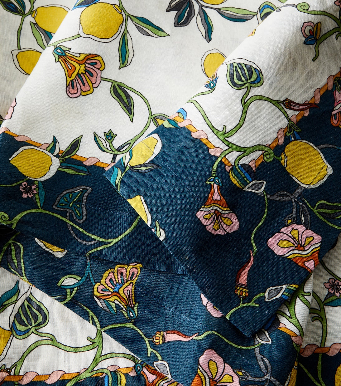 La DoubleJ - Borboni Large linen tablecloth