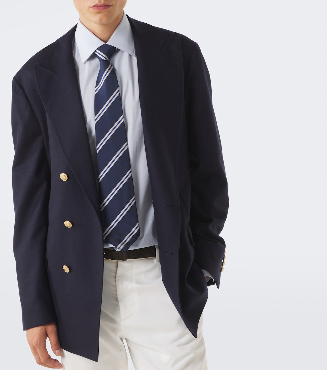 Dunhill - Striped silk tie