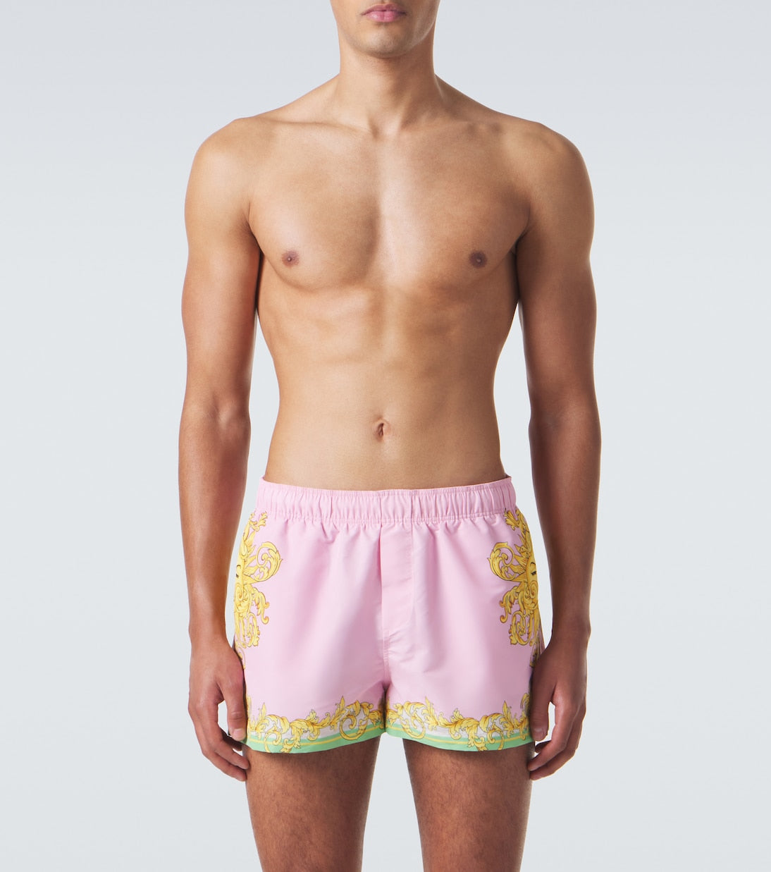 Versace - Printed swim trunks