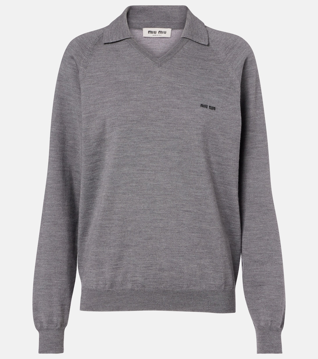 Miu Miu - Virgin wool polo sweater