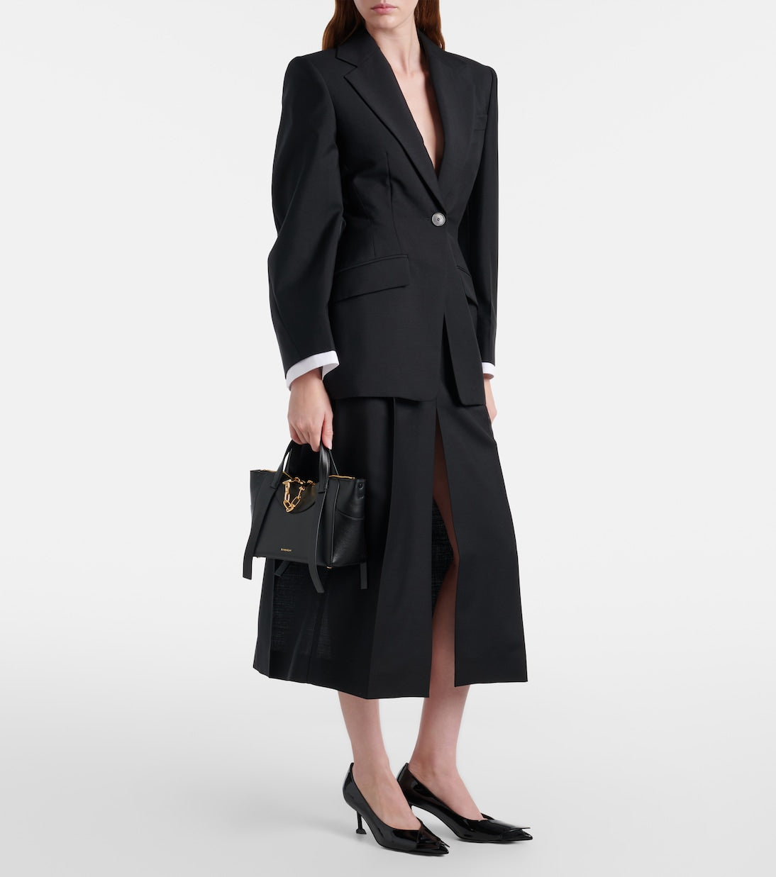 Givenchy - The Snatch Small leather tote bag