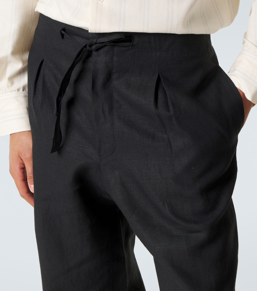 Stòffa - Linen straight pants