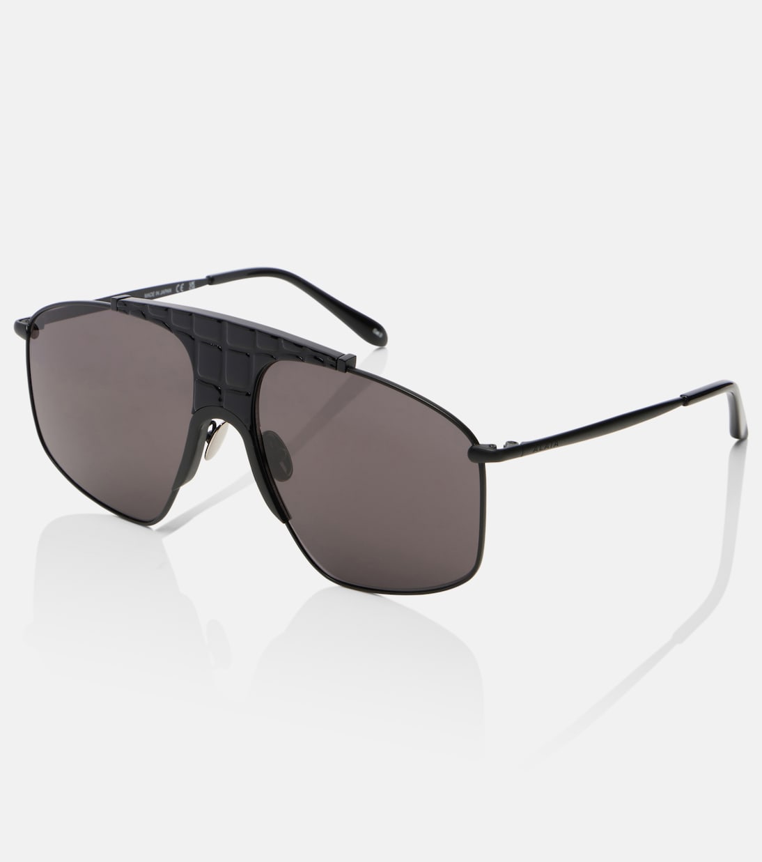 Alaïa - Lettering Logo aviator sunglasses