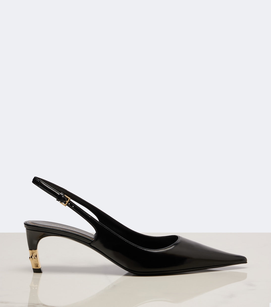 Gucci - Eva leather slingback pumps