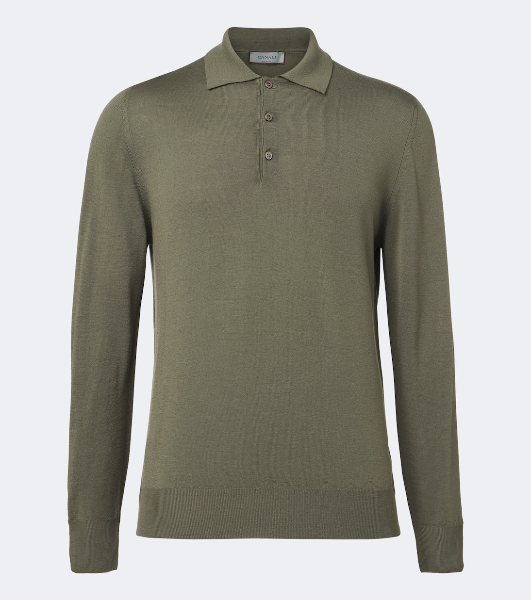 Canali - Virgin wool polo sweater