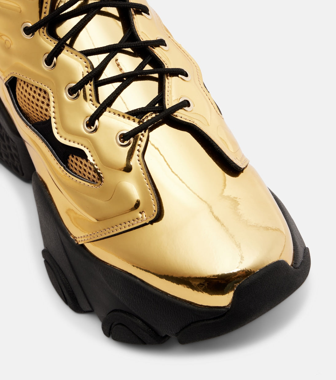 Noir Kei Ninomiya - x Reebok metallic-effect platform sneakers