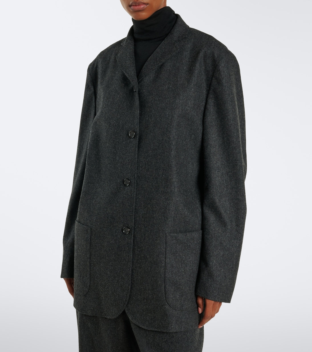 Jil Sander - Wool flannel jacket