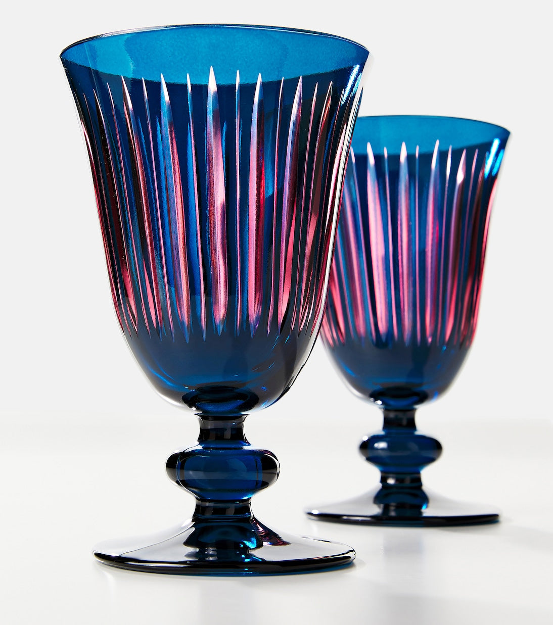 L'Objet - Prism set of 4 wine glasses
