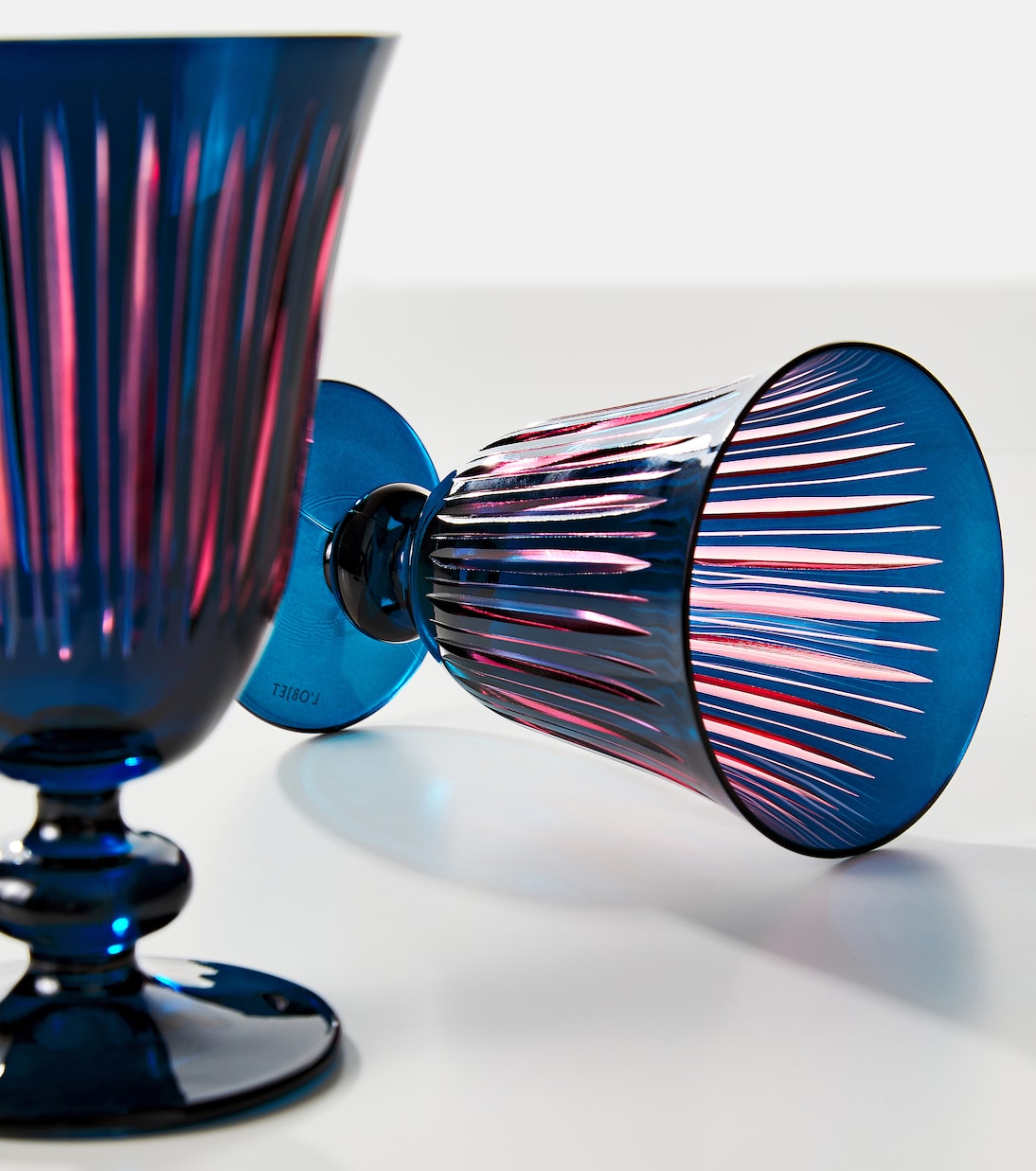 L'Objet - Prism set of 4 wine glasses
