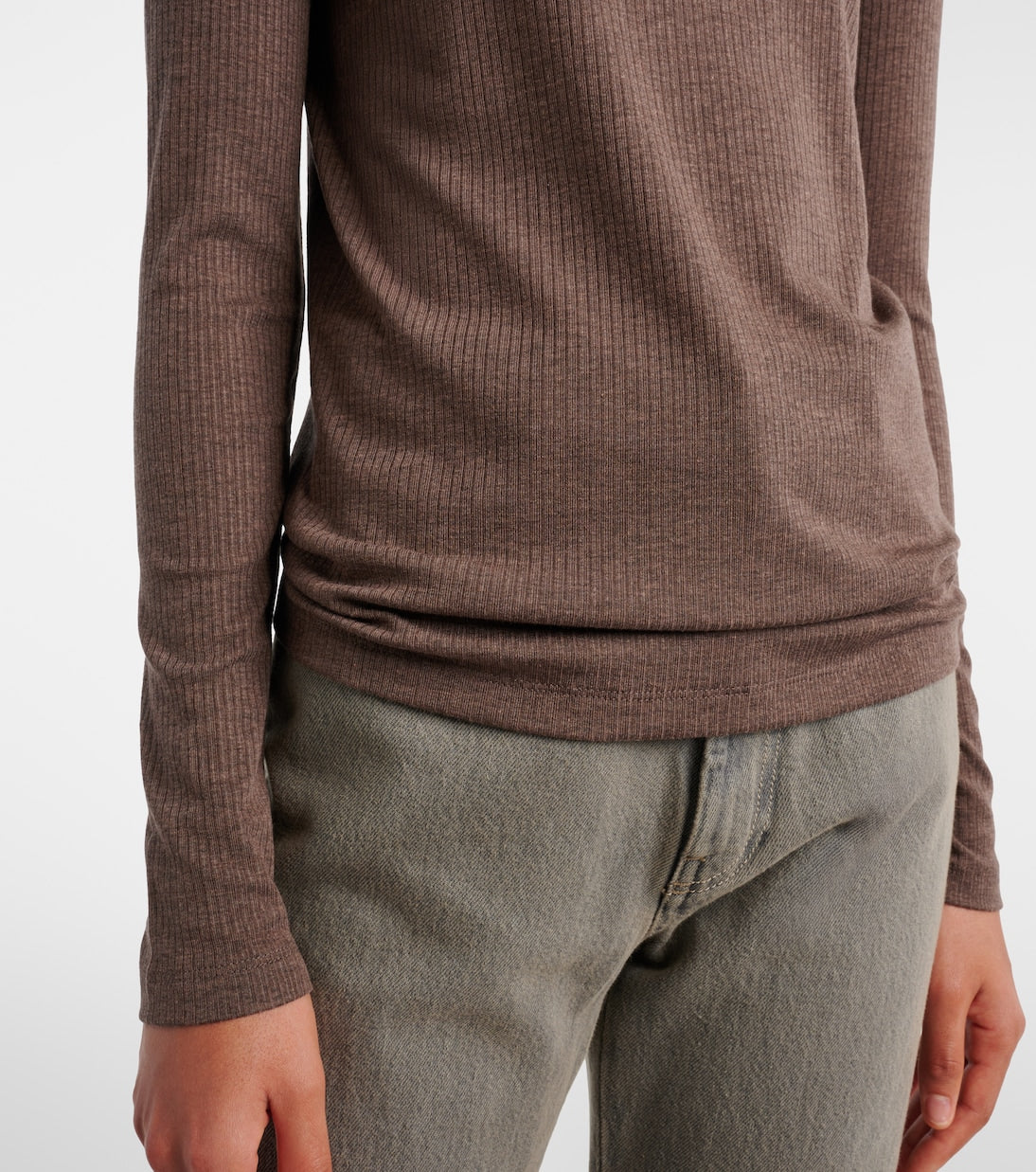 Max Mara - Ribbed-knit T-shirt