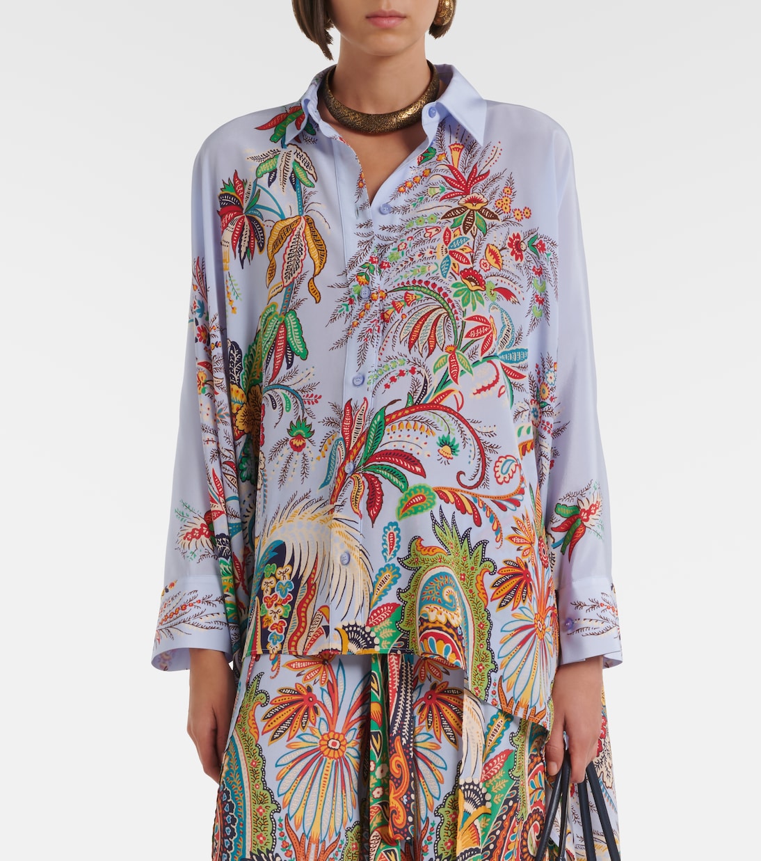 Etro - Floral silk shirt