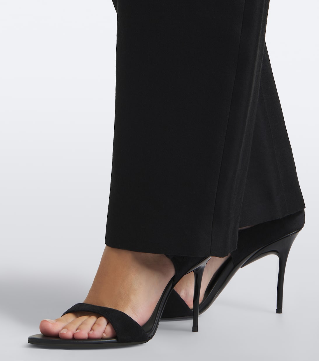 Alaïa - Drop suede sandals