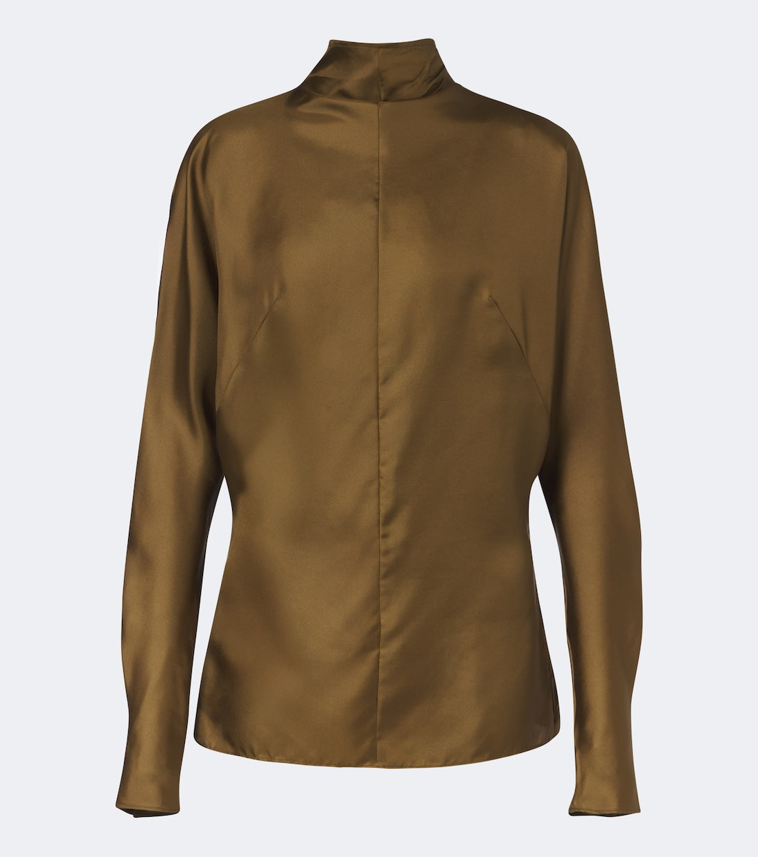 Mugler - Silk twill top