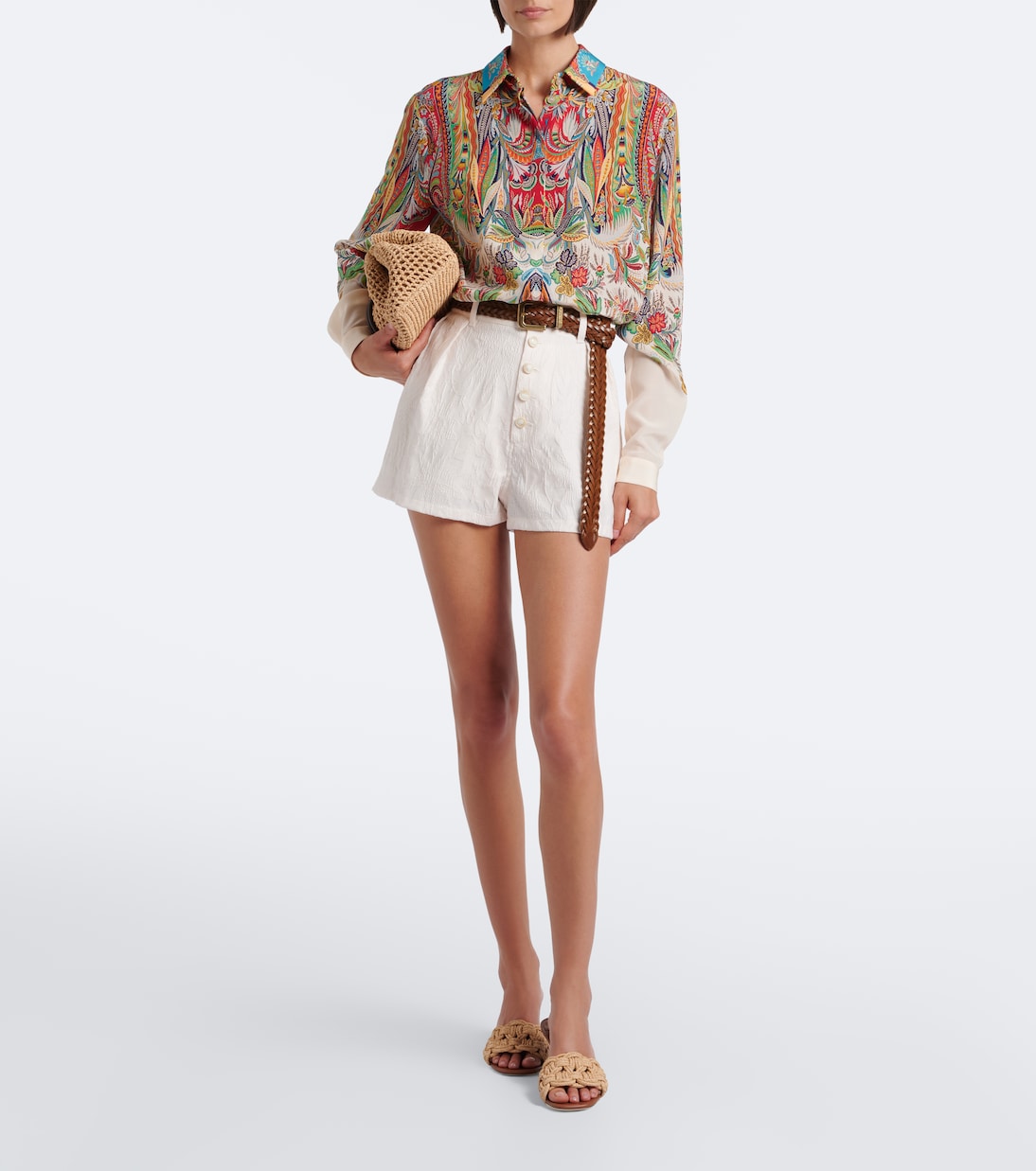 Jimmy Choo - Chara raffia mules