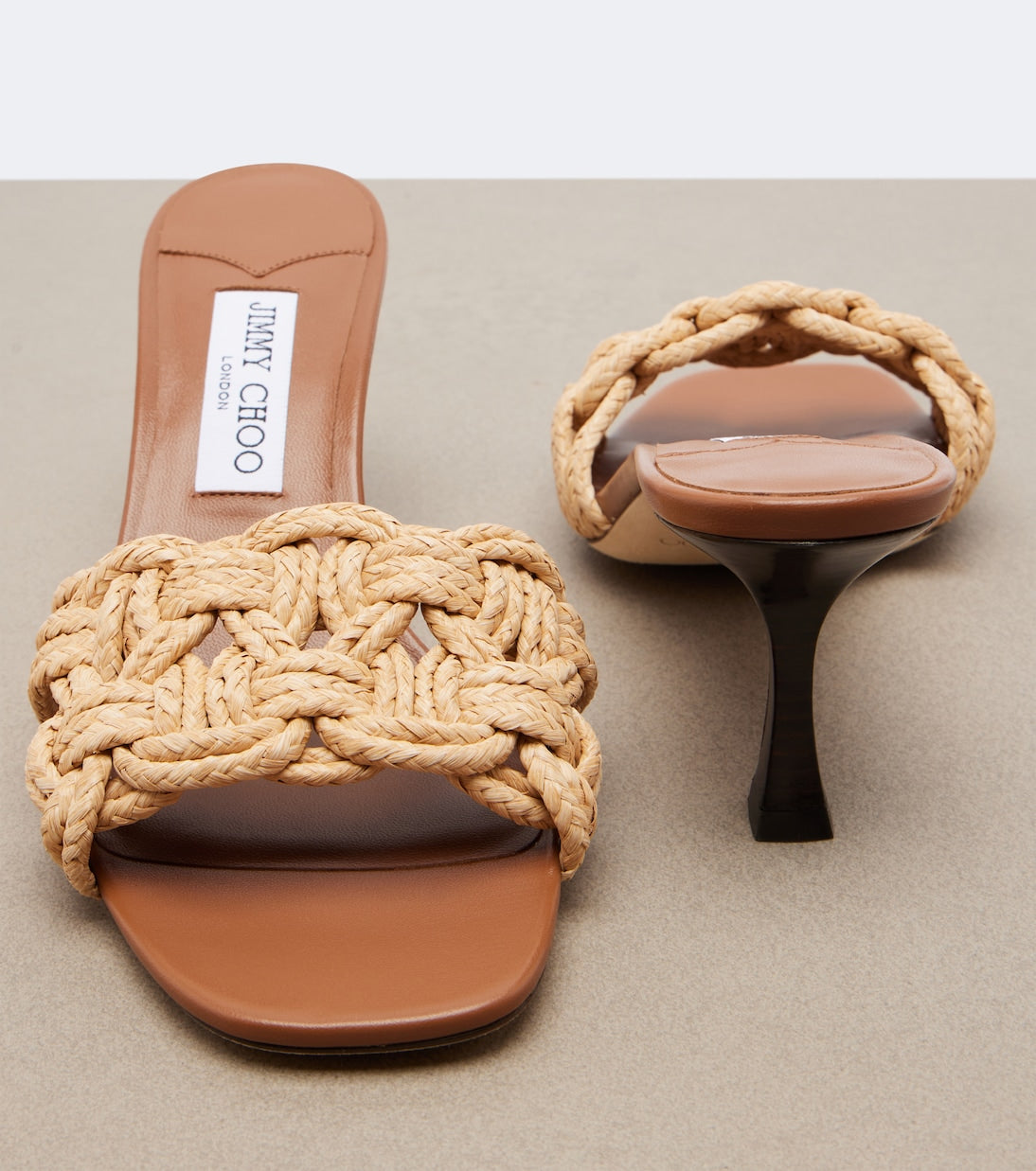 Jimmy Choo - Chara raffia mules