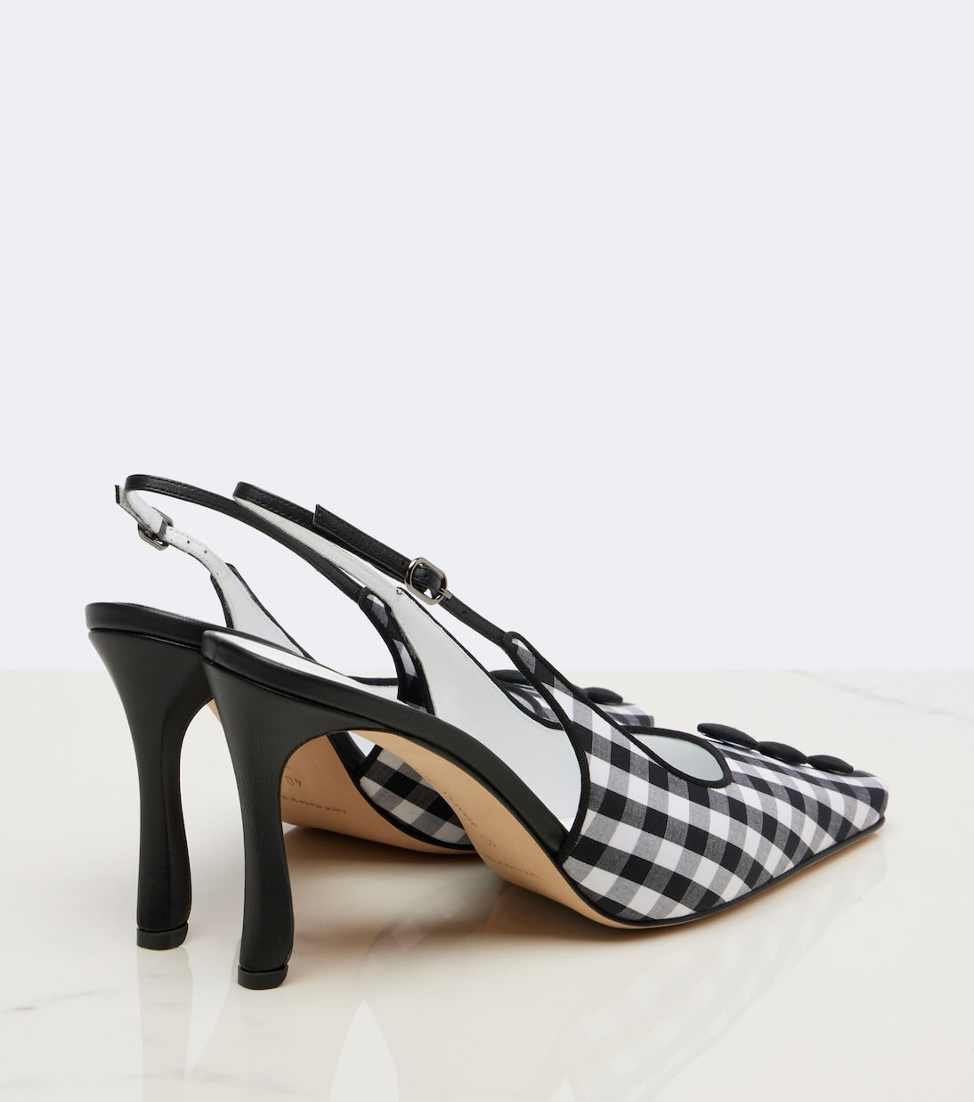 Manolo Blahnik - Alexa checked slingback pumps