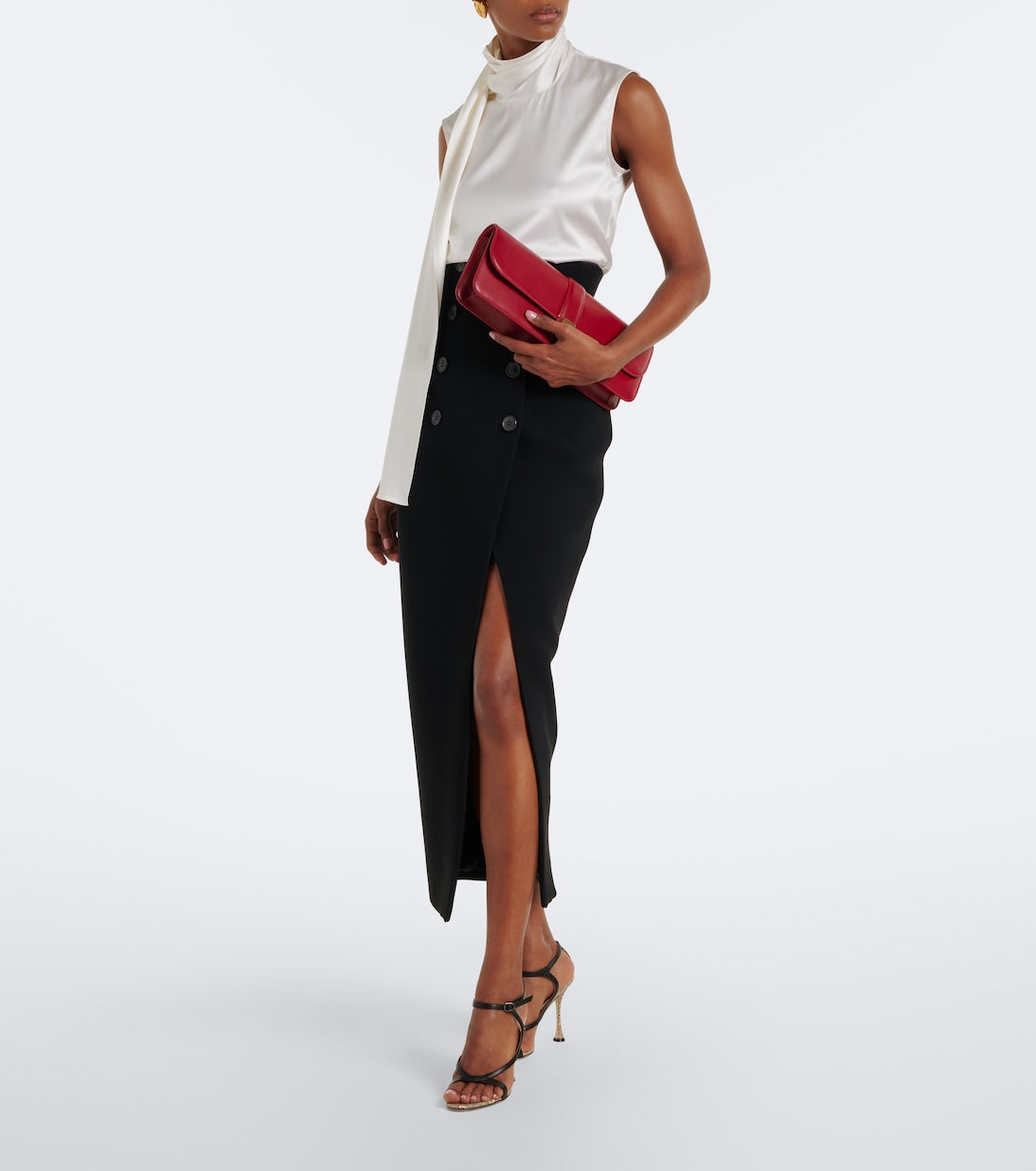 Manolo Blahnik - Tibula snake-effect leather sandals