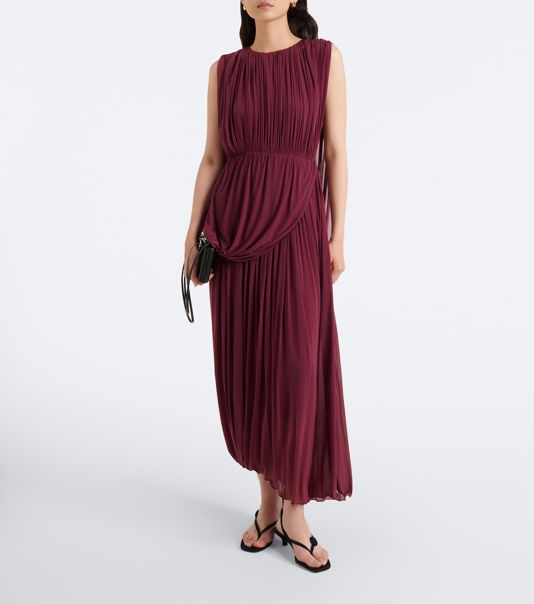 Fforme - Kahlo draped jersey maxi dress