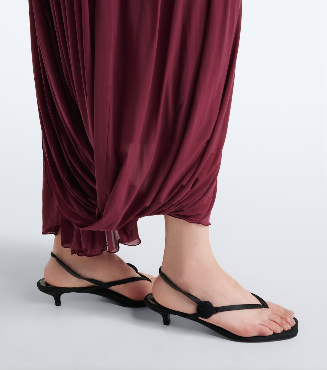 Fforme - Kahlo draped jersey maxi dress