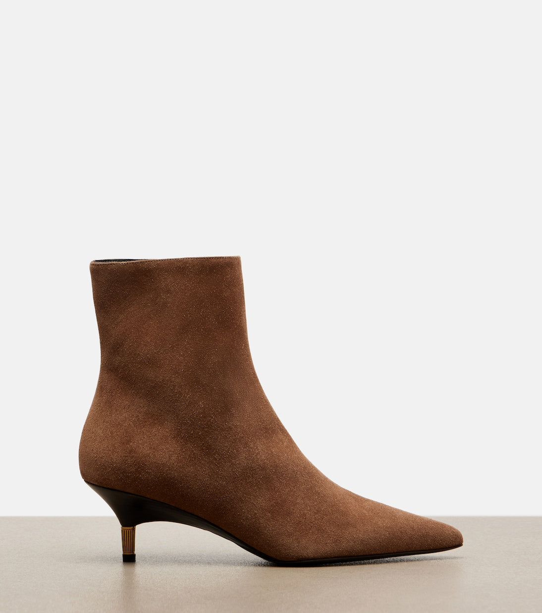 Khaite - Bella suede ankle boots