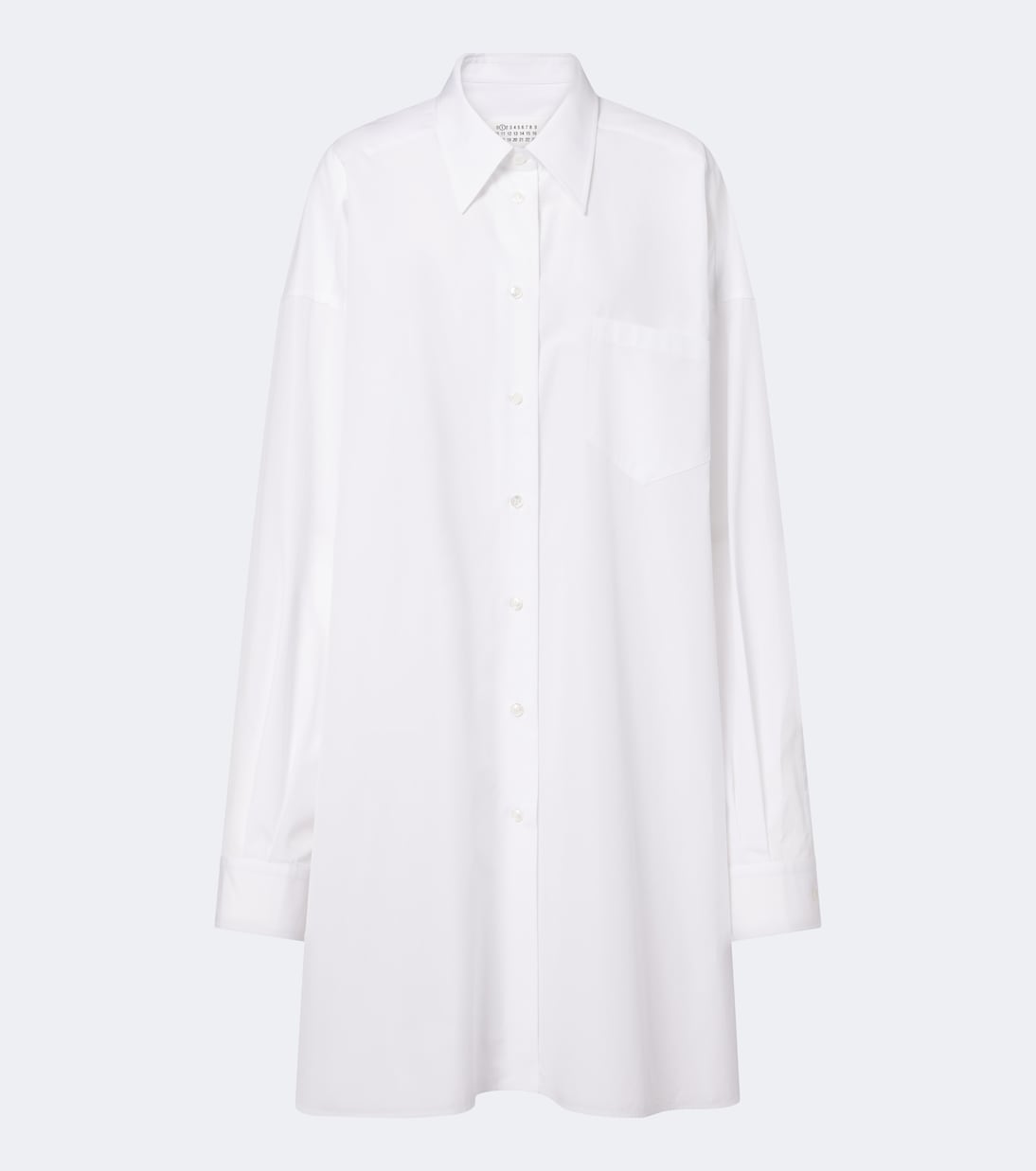 Maison Margiela - Oversized cotton poplin shirt