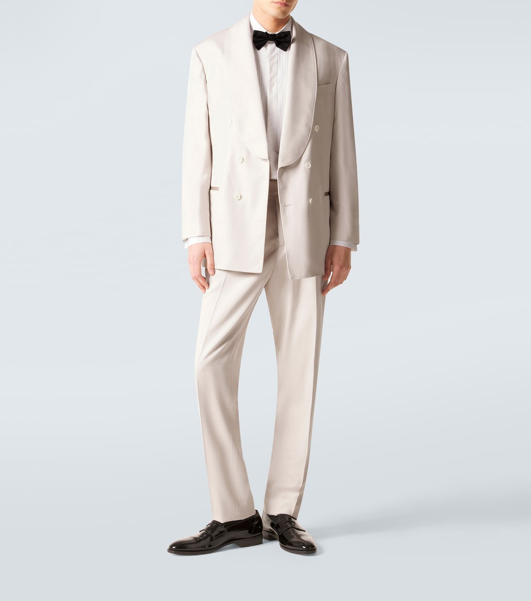 Brunello Cucinelli - Double-breasted silk blazer