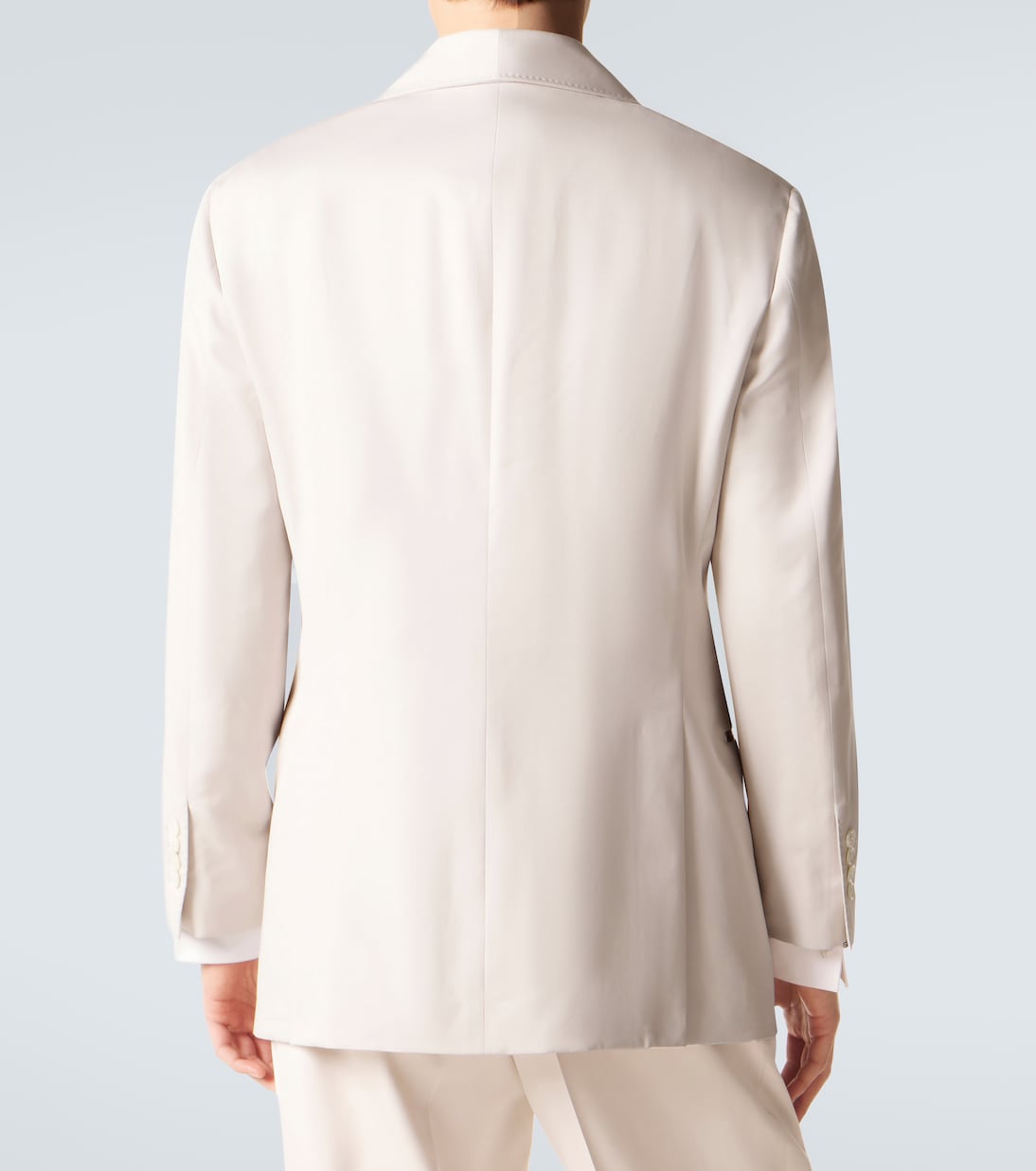 Brunello Cucinelli - Double-breasted silk blazer