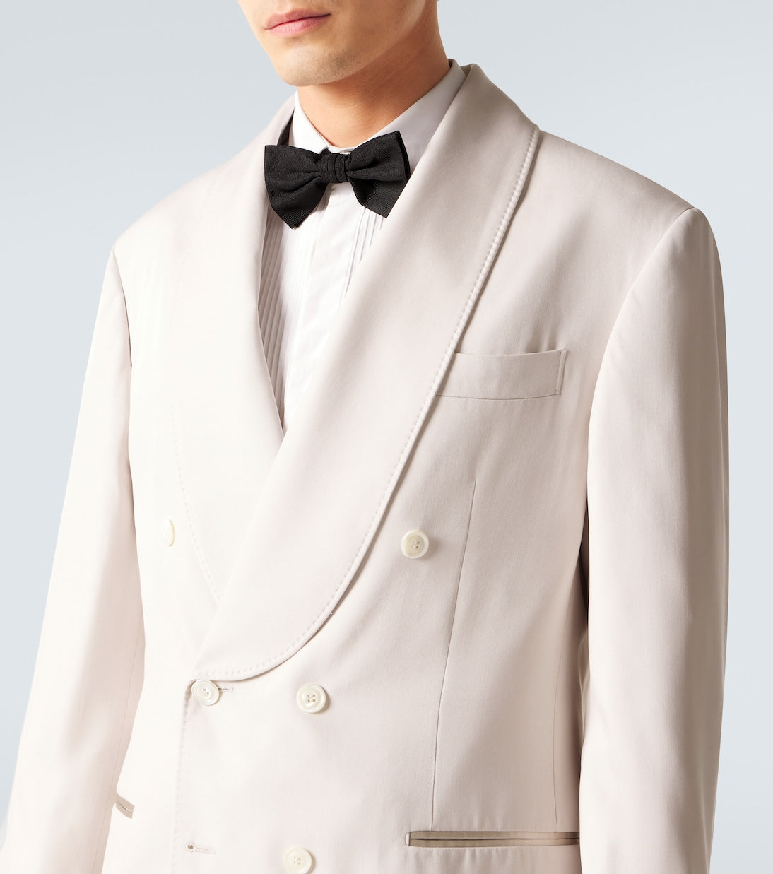 Brunello Cucinelli - Double-breasted silk blazer