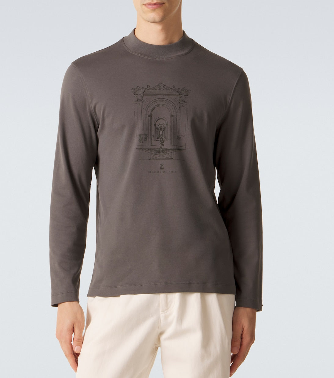 Brunello Cucinelli - Printed cotton jersey T-shirt