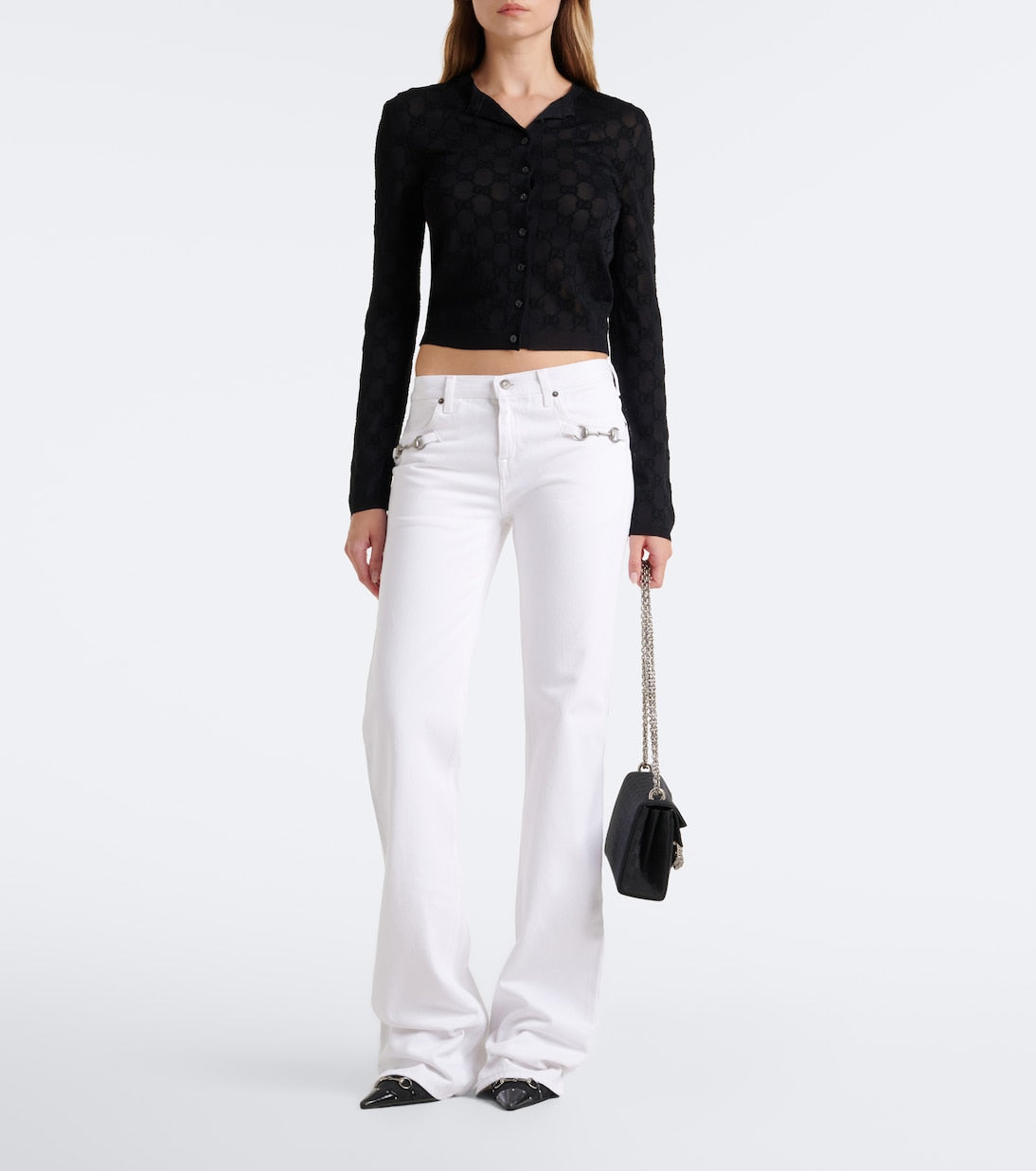 Gucci - Horsebit flared jeans