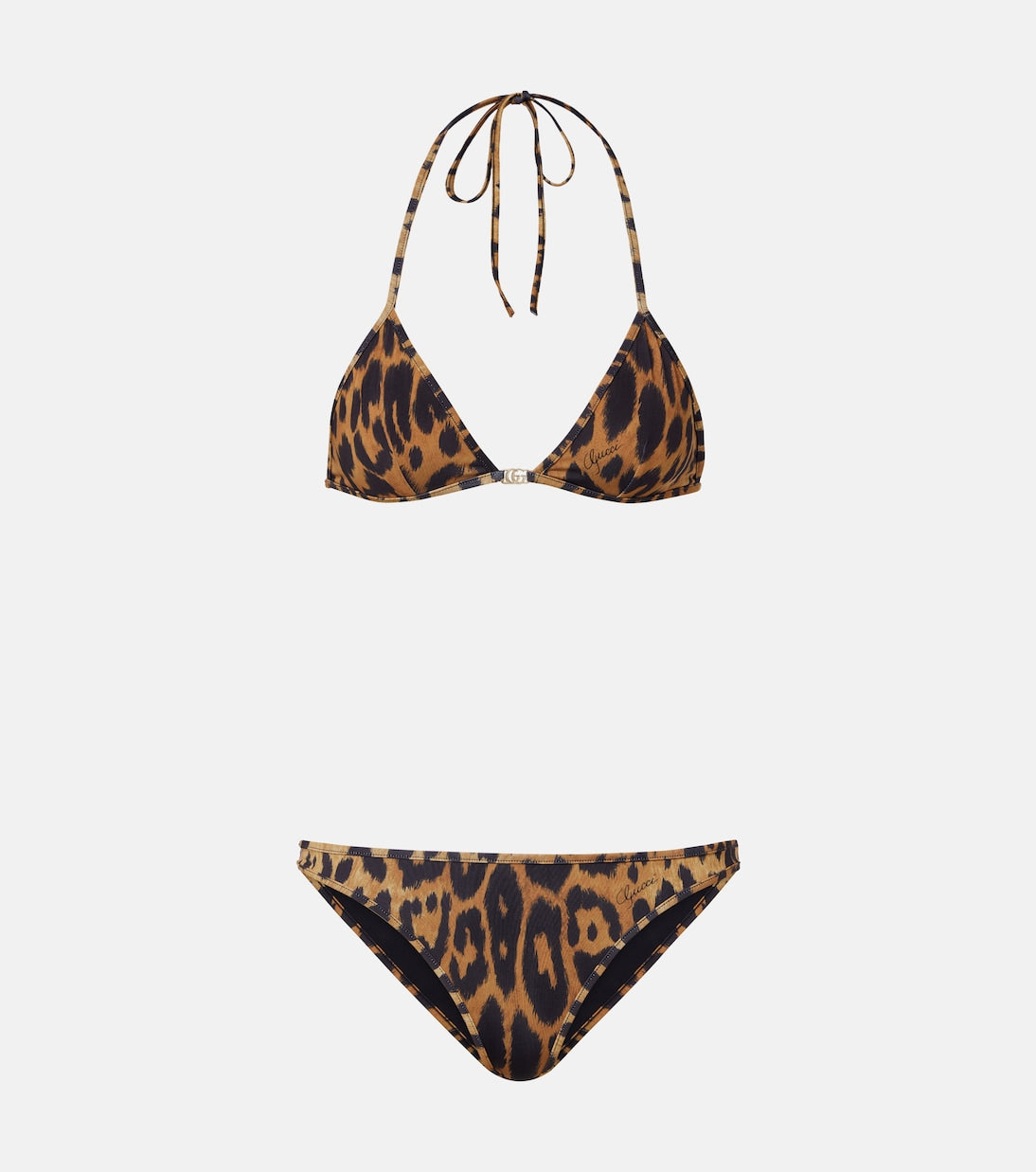 Gucci - Leopard-print bikini