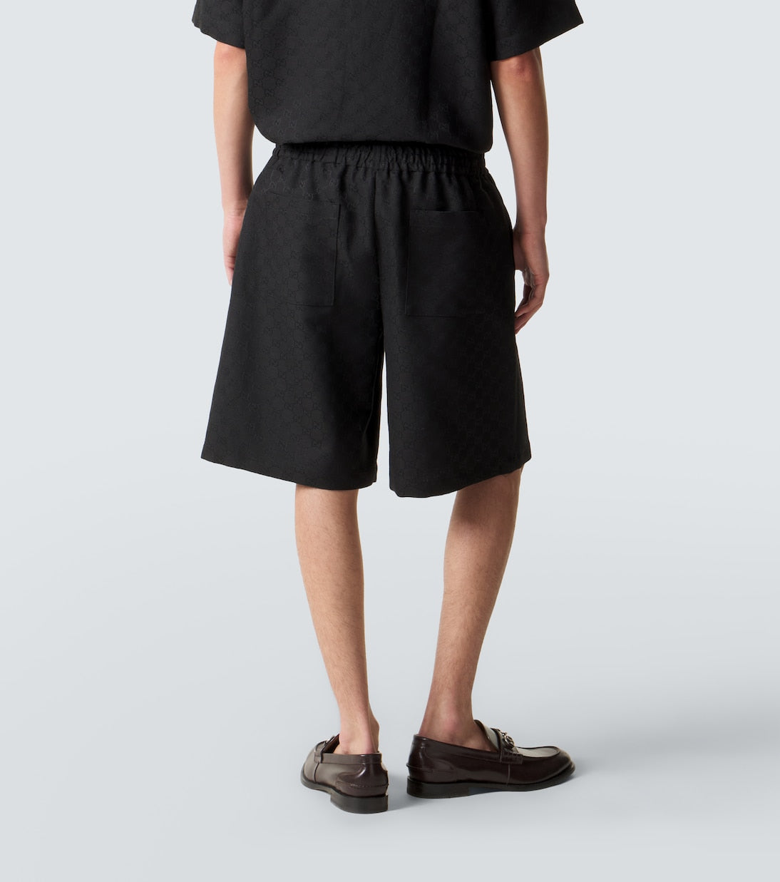 Gucci - GG canvas linen-blend shorts