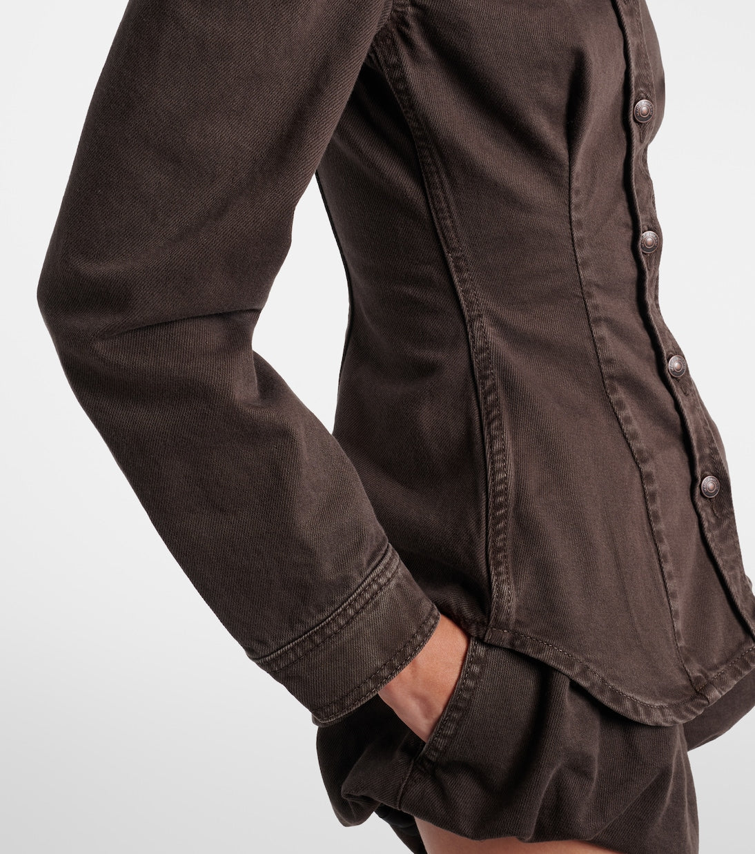 Magda Butrym - Peplum denim jacket