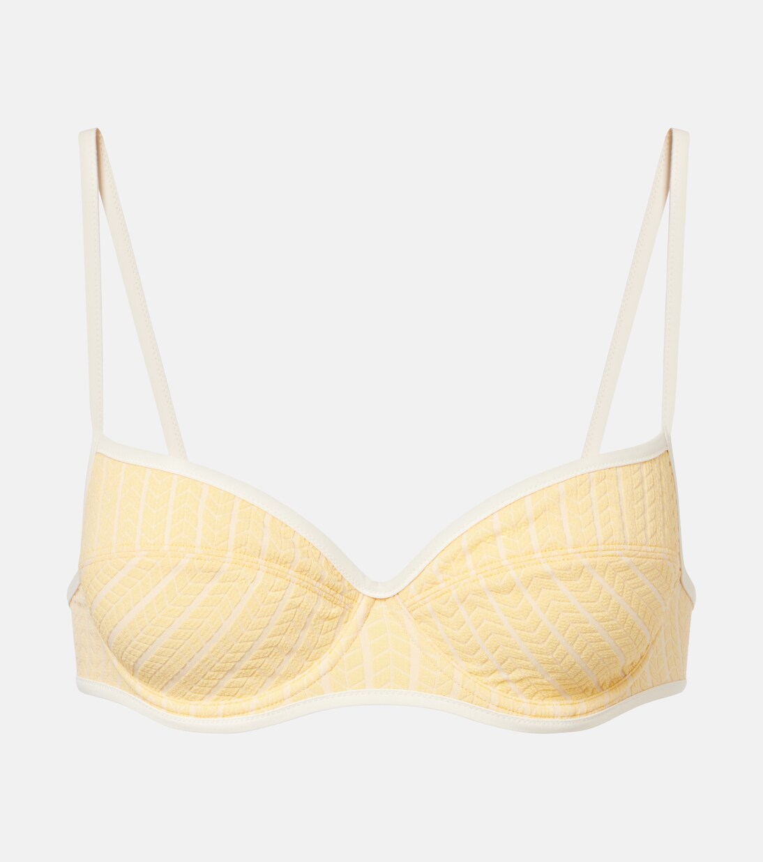 Eres - Coconut striped bikini top